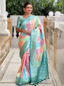 SGF11 Woven Design Zari Pure Silk Kanjeevaram Saree