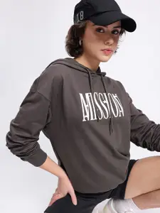 glitchez Printed Cotton Terry Boxy Fit Pullover Sweatshirt