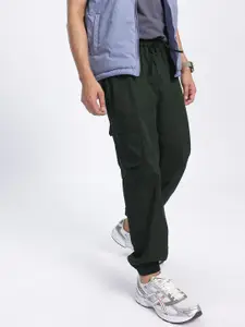 glitchez Men Twill Relaxed Fit Joggers