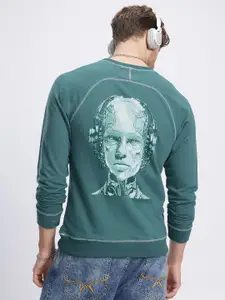 glitchez Graphic Printed Sweatshirt
