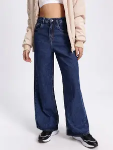 glitchez Women Wide Leg Jeans
