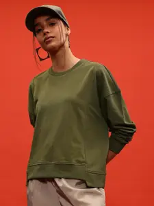 glitchez Drop-Shoulder Oversized Sweatshirt