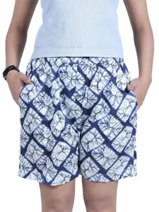 GAB Women Printed High-Rise Shorts