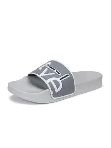 PENNEN Men Self Design Slider Flip Flops