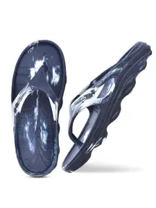 Doubleu Women Printed Thong Flip-Flops