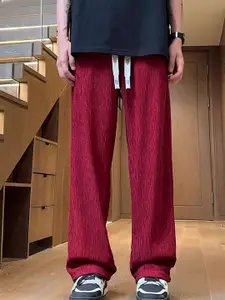 StyleCast x Revolte Men Easy Wash Mid-Rise Wide Leg Trousers