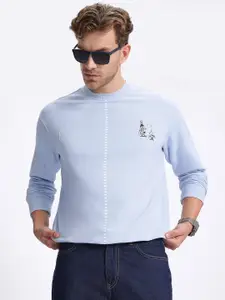 glitchez Graphic Printed Terry Sweatshirt