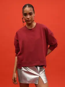 glitchez Drop-Shoulder Oversized Sweatshirt