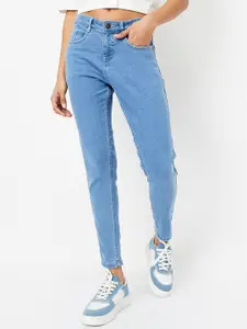 max Women Mid-Rise Slim Fit Clean Look Jeans