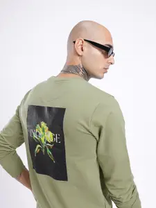 glitchez Printed Cotton Terry Sweatshirt