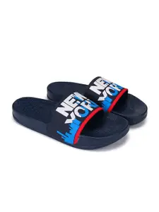 PENNEN Men Self Design Synthetic Slider Flip Flops