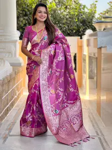 SGF11 Ethnic Motifs Zari Pure Silk Kanjeevaram Saree