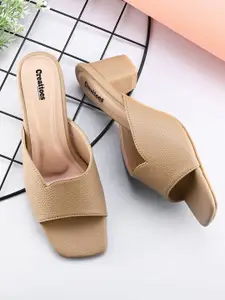 Creattoes Women Open Toe Block Sandals