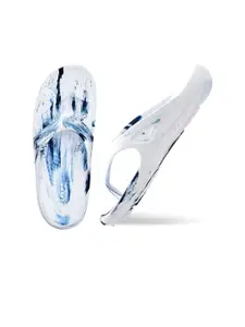 Doubleu Women Printed Thong Flip-Flops