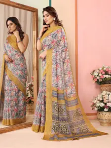Anouk Floral Printed Kota Saree