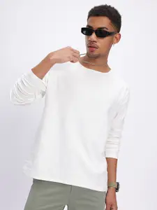 glitchez Texture Relaxed Sweatshirt