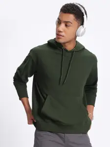 glitchez Relaxed Terry Hooded Sweatshirt