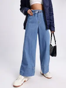 glitchez Women Wide Leg Jeans