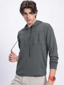 glitchez Fusion Hooded Relaxed Sweatshirt