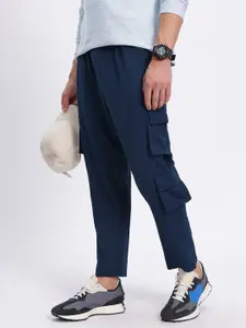 glitchez Men Cargo-Style Track Pants
