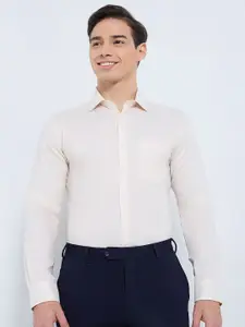 Park Avenue Men Slim Fit Striped Cutaway Collar Formal Shirt