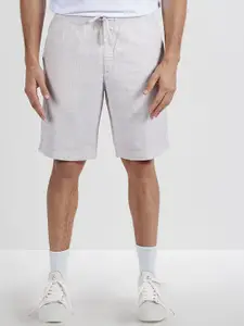 Celio Men Regular Fit Linen Shorts
