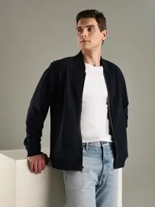 Tommy Hilfiger Men Cotton Front-Open Sweatshirt