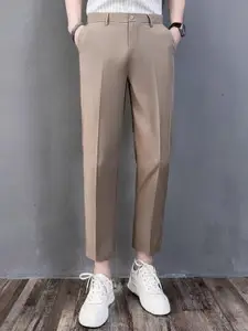 StyleCast x Revolte Men Regular Fit Anti Fit Trousers