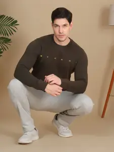 Sweet Dreams Men Round Neck Pullover Sweatshirt