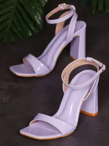 Froh Feet Women Block Heel Open Toe Ankle Loop Sandals