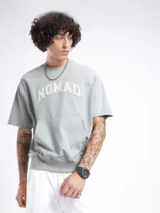 glitchez Cotton Terry Relaxed Fit Sweatshirt