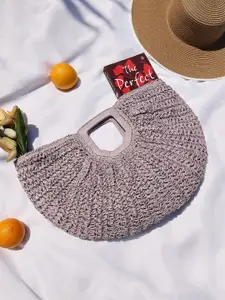 HAUTE SAUCE by  Campus Sutra HAUTE SAUCE by Campus Sutra Women Sol-Straw Structured Hand Bag