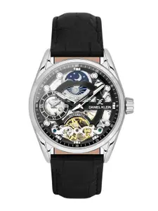 Daniel Klein Men Printed Dial & Leather Straps Analogue Watch DK.1.13856-2