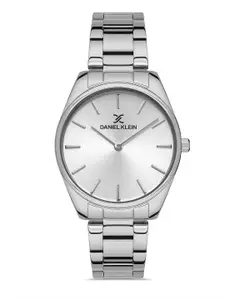 Daniel Klein Premium Women Silver Dial & Bracelet Style Straps Analogue Watch DK 1 13248-1