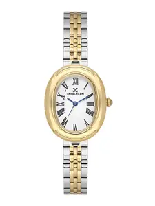 Daniel Klein Women Mother of Pearl Dial & SS Bracelet Style Straps Analogue Watch