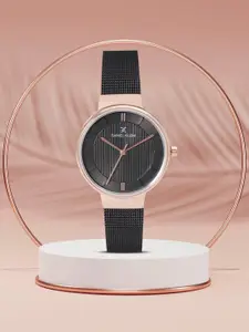 Daniel Klein Women Black Analogue Watch DK11810-5