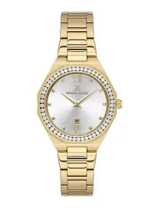 Daniel Klein Women Embellished Bracelet Style Straps Analogue Watch DK.1.13601-4