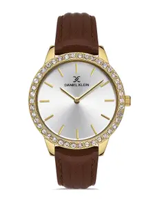 Daniel Klein Premium Women Leather Straps Analogue Watch DK 1 13254-6