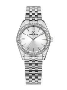 Daniel Klein Women Embellished Dial & Bracelet Style Straps Analogue Watch DK.1.13488-1