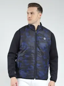 Monte Carlo Men Camouflage Front-Open Sweatshirt