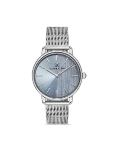 Daniel Klein Fiord Women Blue Dial & Silver Toned  Strap Analogue Watch DK.1.13236-5_OR