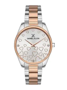 Daniel Klein Trendy Women Embellished Bracelet Style Straps Analogue Watch DK.1.13353-6