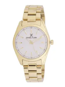 Daniel Klein Women Embellished Dial & Bracelet Style Straps Analogue Watch DK.1.13340-3