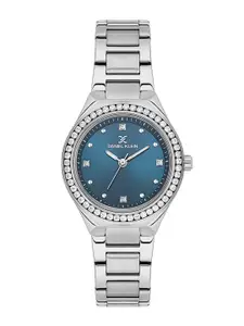 Daniel Klein Women Embellished Dial & Bracelet Style Straps Analogue Watch DK.1.13765-2