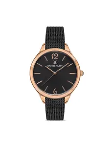 Daniel Klein Fiord Women Black Dial & Bracelet Style Straps Analogue Watch DK.1.13237-4_OR