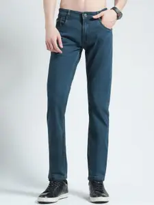 Monte Carlo Men Regular Fit Mid-Rise Clean Look Non Stretchable Jeans