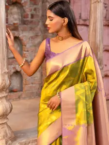 Soch Woven Design Zari Tussar Saree