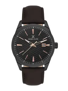 Daniel Klein Men Dial & Leather Straps Analogue Watch DK.1.13807-5