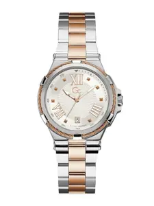 GC Women Dial & Bracelet Style Straps Analogue Watch Y34008L1MM