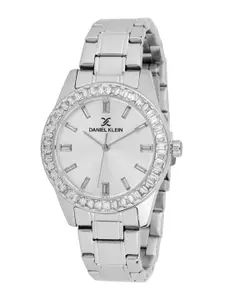 Daniel Klein Women Embellished Dial & Bracelet Style Straps Analogue Watch DK.1.13484-1